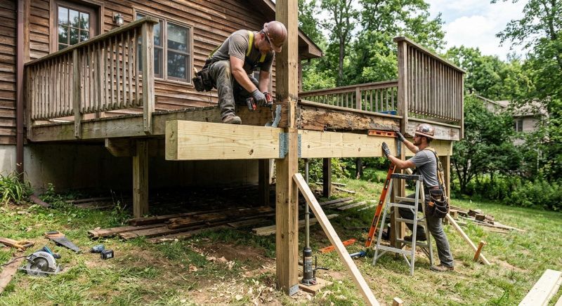 Increase Your Deck Beam Repair Business with an AI Driven, Targeted Website